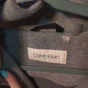 Calvin Klein Gray Outerwear Jacket